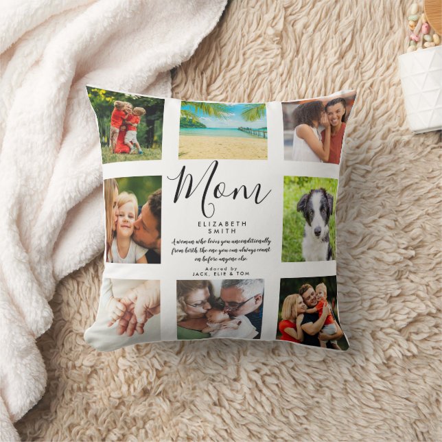 Almohada con Collarín de Colage de Fotos Chic Mode (Manta)