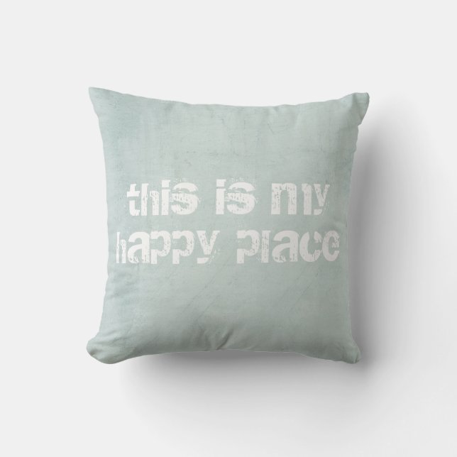 almohada con comillas de texto gris y blanco (Anverso)