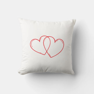 Almohada con Corazones