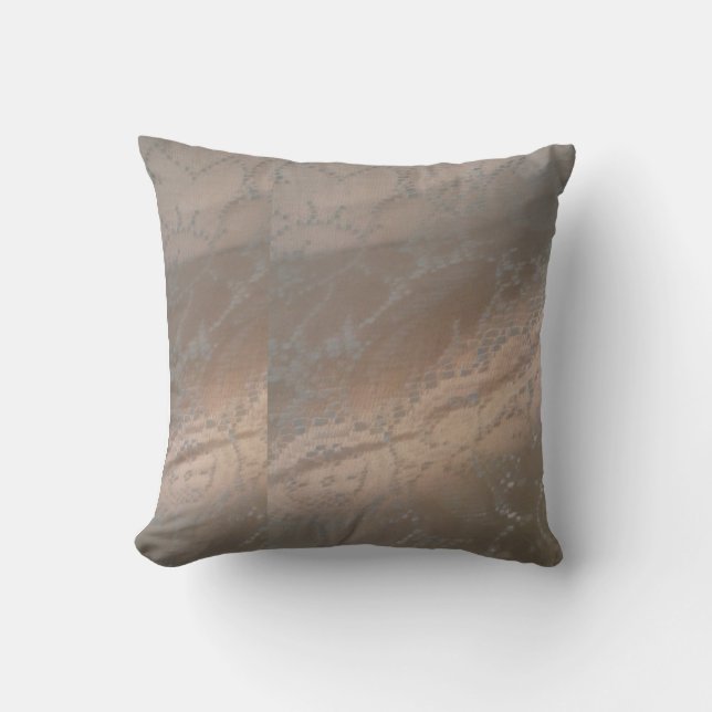 Almohada con diseño beige giratorio (Anverso)