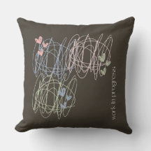 Almohada con diseño de garrapatas