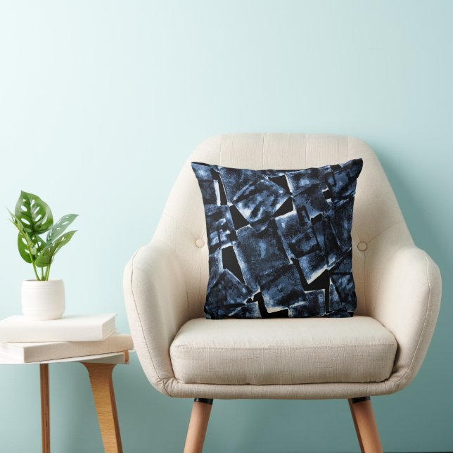 Almohada con diseño geométrico (Silla)