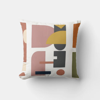 Almohada con diseño geométrico
