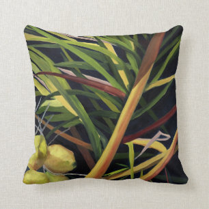 Almohada con diseño tropical