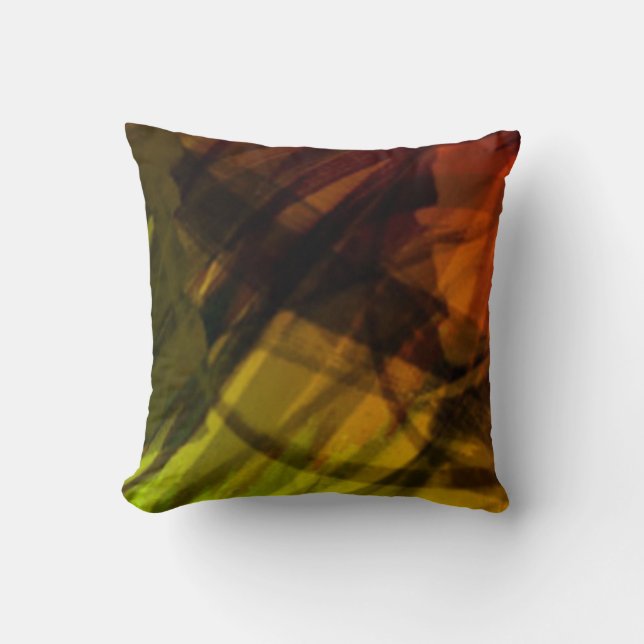 Almohada con efecto grunge abstracto (Anverso)