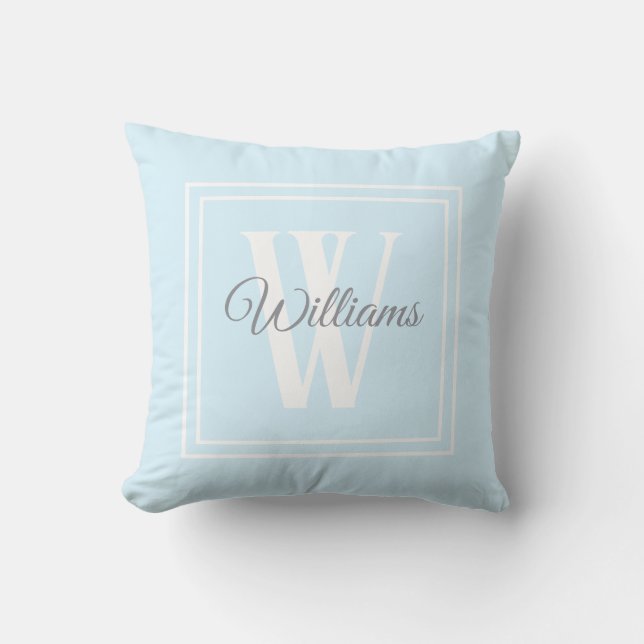 Almohada con el apellido de la familia (Anverso)