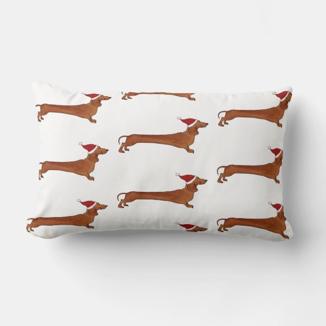 Almohada con el dachshund (Anverso)