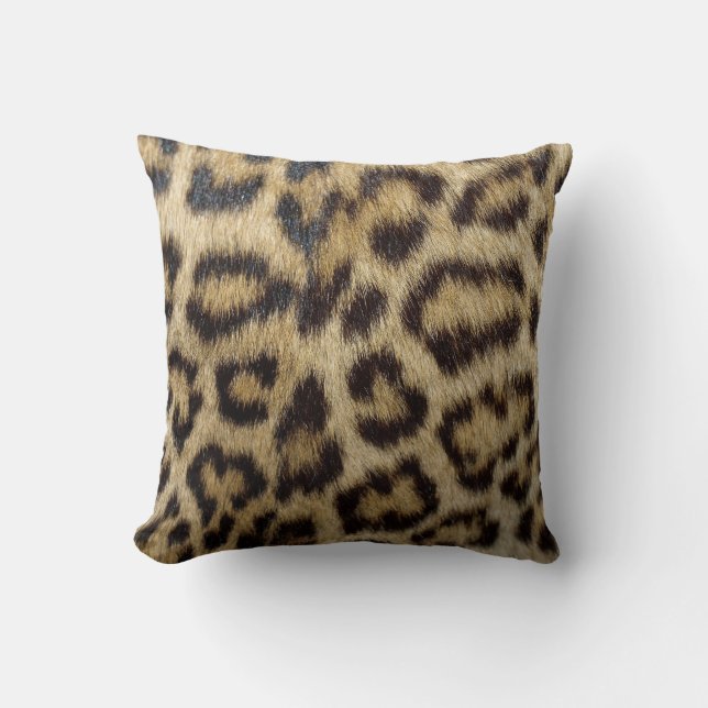 Almohada con el estampado leopardo (Anverso)