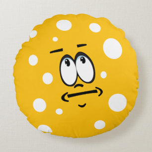 almohada con emoji de bleh