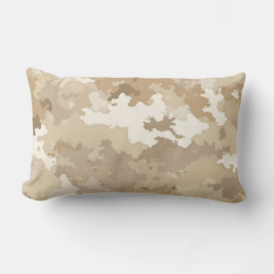 Almohada con estampado de camuflaje militar