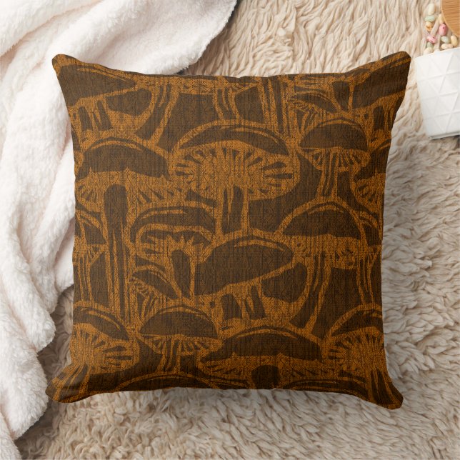 Almohada con estampado de historia de hongos (Manta)