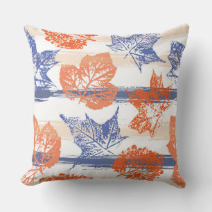 Almohada con Estampado de Hojas