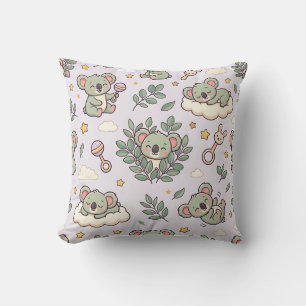 Almohada con estampado de koala
