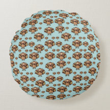 Almohada con estampado de pavo de otoño – Acción d