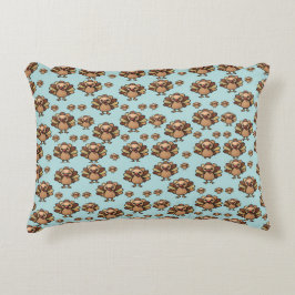 Almohada con estampado de pavo de otoño – Acción d