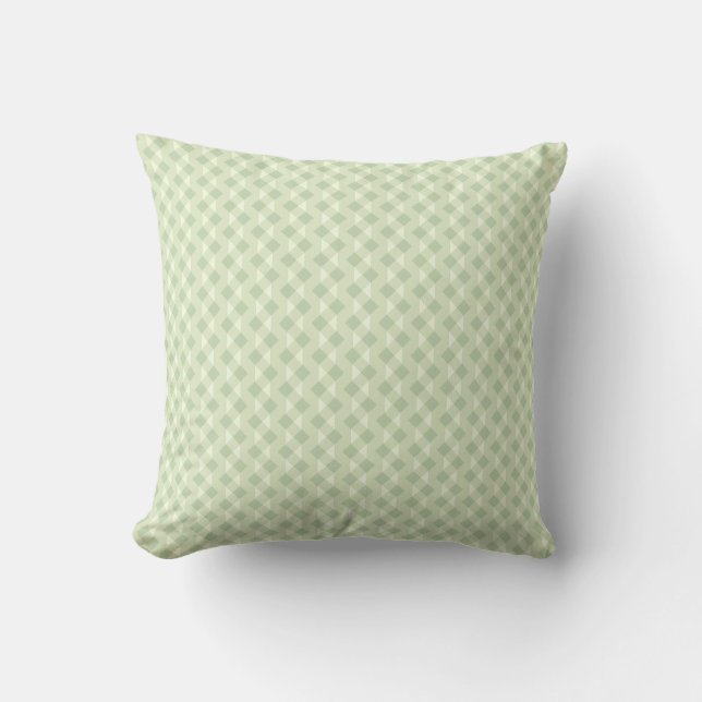 Almohada con estampado de pliegues geométricos  (Anverso)