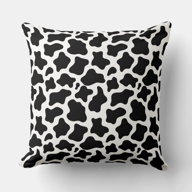 Almohada con estampado de vaca (Anverso)