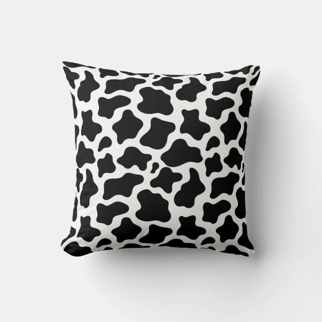 Almohada con estampado de vaca (Anverso)
