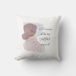 Almohada con estampado en acuarela de Dios te llev
