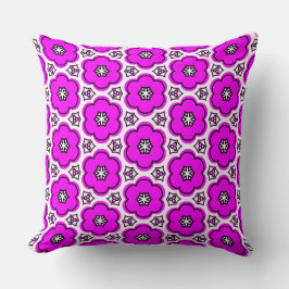 Almohada con estampado floral