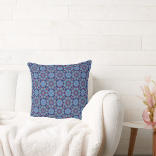 Almohada con estampado geométrico simétrico comple