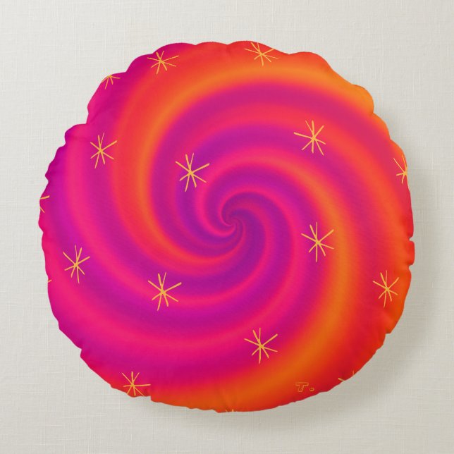 Almohada con Formas Abstractas  (Anverso)