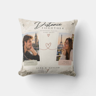 Almohada con Foto para Parejas a Distancia