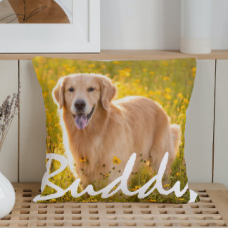 Almohada con fotos personalizadas con nombre de ma