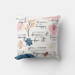 Almohada con Frases Motivadoras