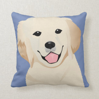 Almohada con golden retriever