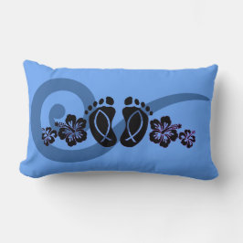 Almohada Con Huellas Tropicales