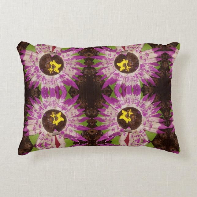 almohada con imagen de flores (Anverso)