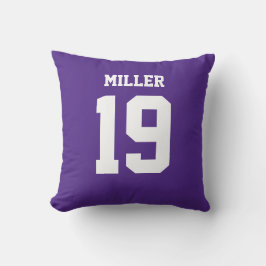 Almohada con Jersey Deportivo de Doble Cara Purpur