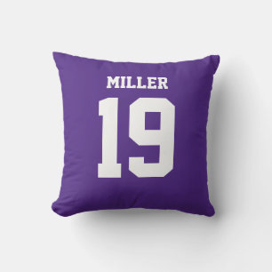 Almohada con Jersey Deportivo de Doble Cara Purpur