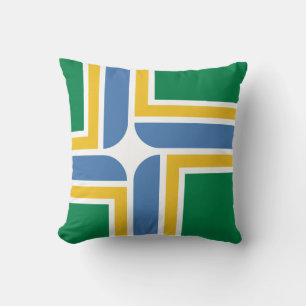 Almohada con la bandera de Portland, Oregon