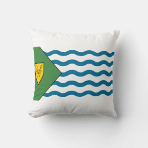Almohada con la bandera de Vancouver, Columbia Bri