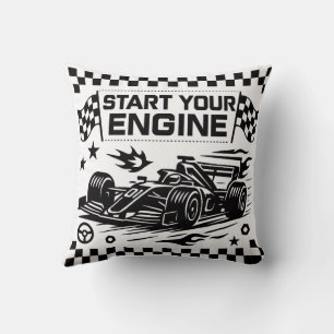 Almohada con la frase 'Enciende tu motor' regalo p