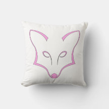 Almohada con Logo de Zorro Rosa