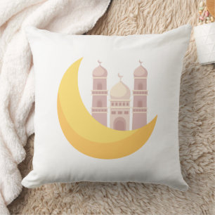 Almohada con luna para mezquita minimalista de Ram
