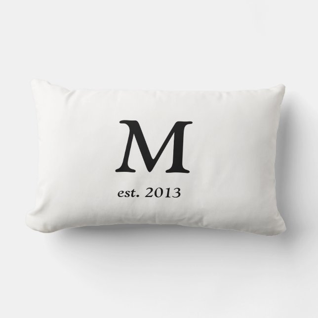 Almohada con monograma (Anverso)