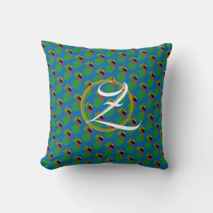Almohada con Monograma de las Escrituras de ZAMBIA