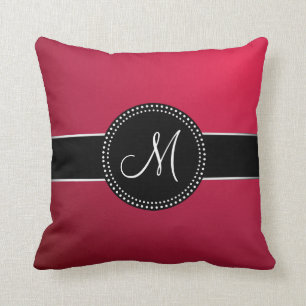 Almohada con monograma personalizada