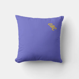 Almohada con Monograma y Letras en la Esquina