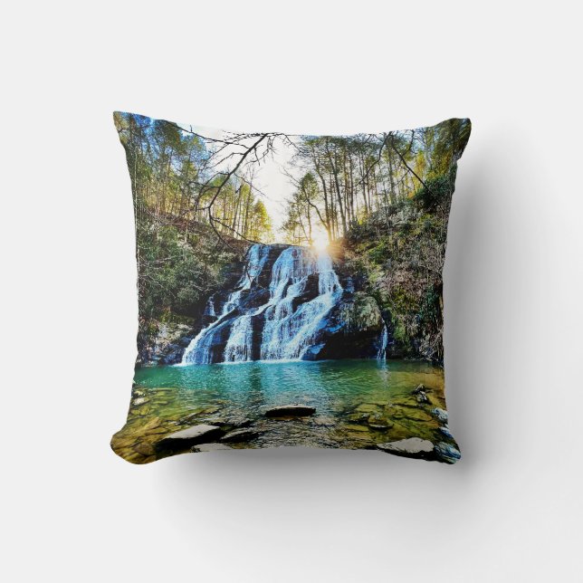 almohada con motivos de cascada (Anverso)