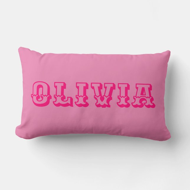 Almohada con nombre personalizado (Anverso)