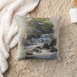 almohada con obra de arte Sonidos Suaves
