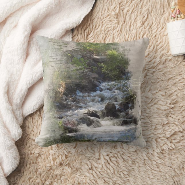 almohada con obra de arte Sonidos Suaves (Manta)