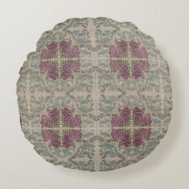 Almohada con patrón botánico - William Morris