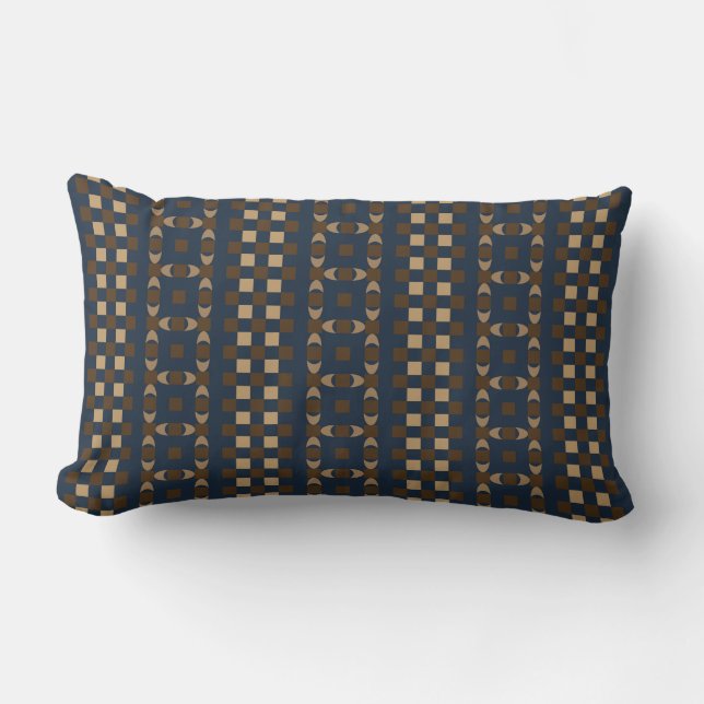 Almohada con patrón de arena de medianoche (Anverso)