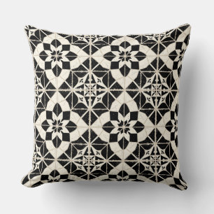Almohada con patrón de azulejos portugueses – Bla